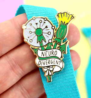 Jubly Umph Lapel Pin • Neurodivergent