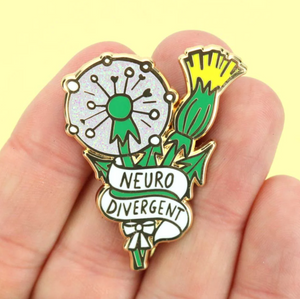 Jubly Umph Lapel Pin • Neurodivergent