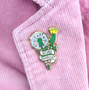 Jubly Umph Lapel Pin • Neurodivergent