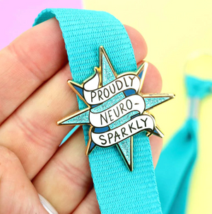 Jubly Umph Lapel Pin • Proudly Neuro Sparkly