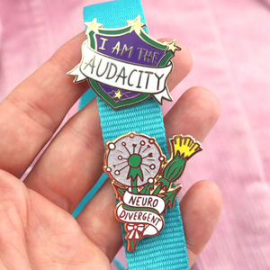 Jubly Umph Lapel Pin • I Am The Audacity