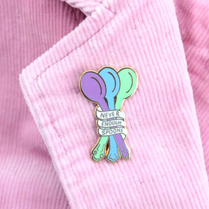 Jubly Umph Lapel Pin • Never Enough Spoons