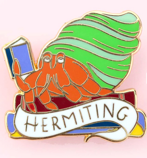 Jubly Umph Lapel Pin • Hermiting Crab