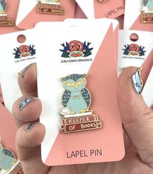 Jubly Umph Lapel Pin • Keeper of Books