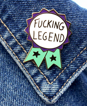 Jubly Umph Lapel Pin • F*cking Legend