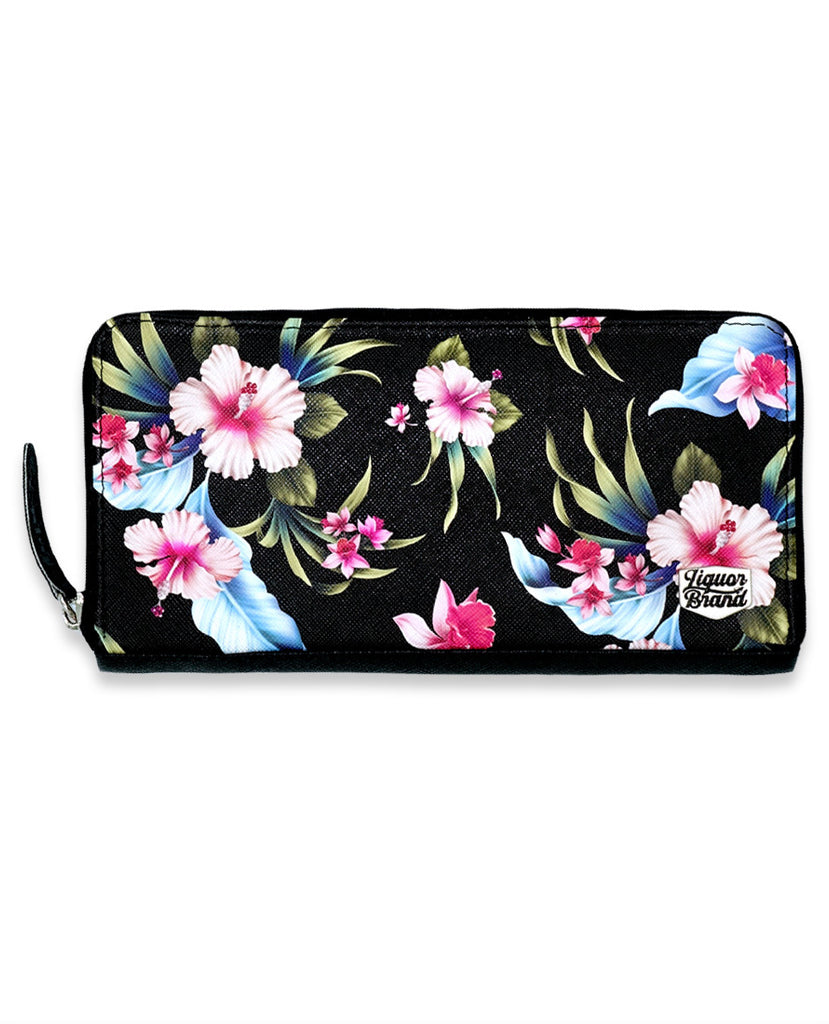 Womens Wallet Liquorbrand Luau Black