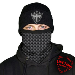 Face Shield Bandana • Carbon Fibre