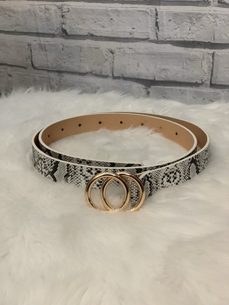 Womens Double Circle Belt