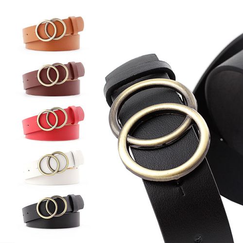 Womens Double Circle Belt