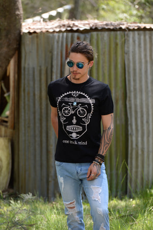 Men's Tee • Bicycle Skull