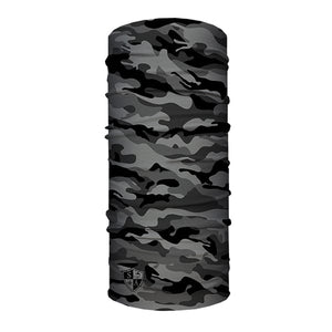 Face Shield/ Tubular Bandana •  Grey Military Camo