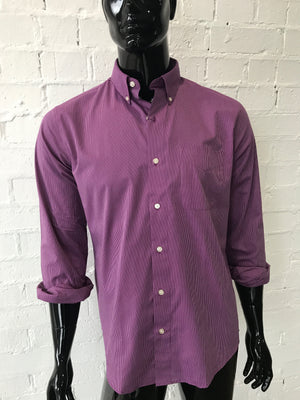 Van Heusen Mens Dress Shirt Purple