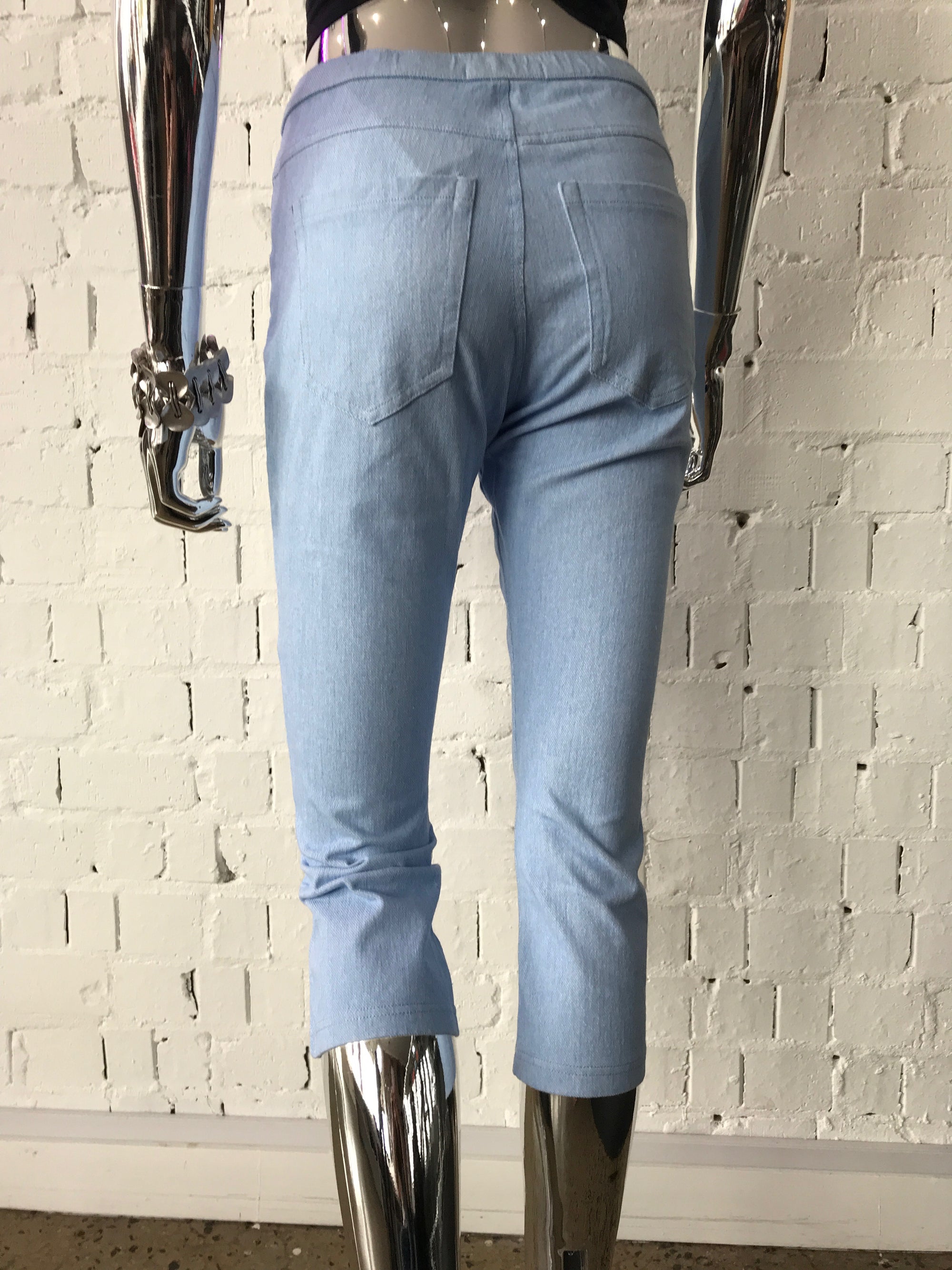 Womens Denim Capri Pants