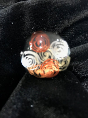 Jewellery Daylesford jewellery swirl Pattern Resin Rings Rings Costume jewellery daylesford fashion women's daylesford Buy Fashion Australia Alt finery