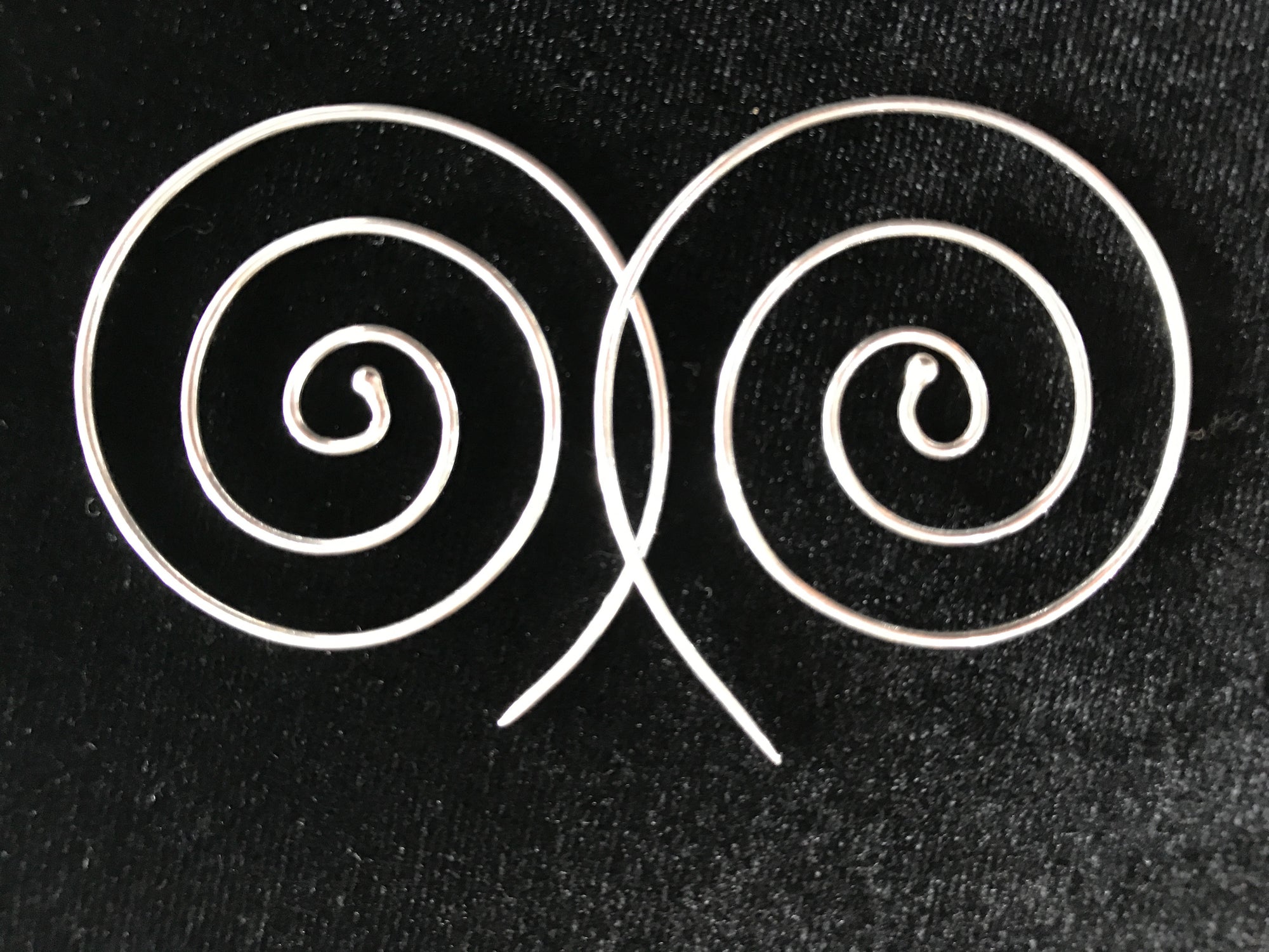 Spiral Hoop Earrings