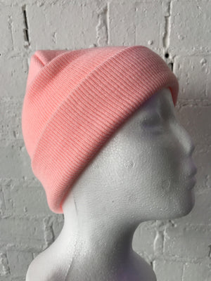 Beanie • Double layer Knit • in Blue, Red and Pink