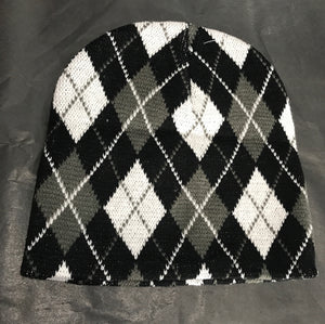 Beanie • Argyle Pattern Knit