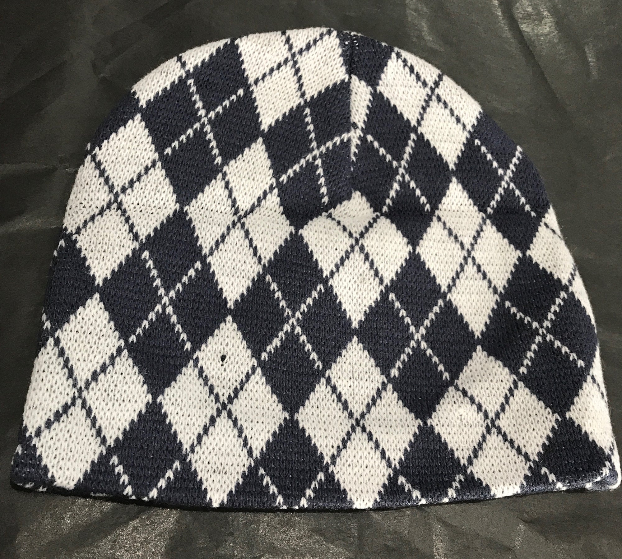 Beanie • Argyle Pattern Knit