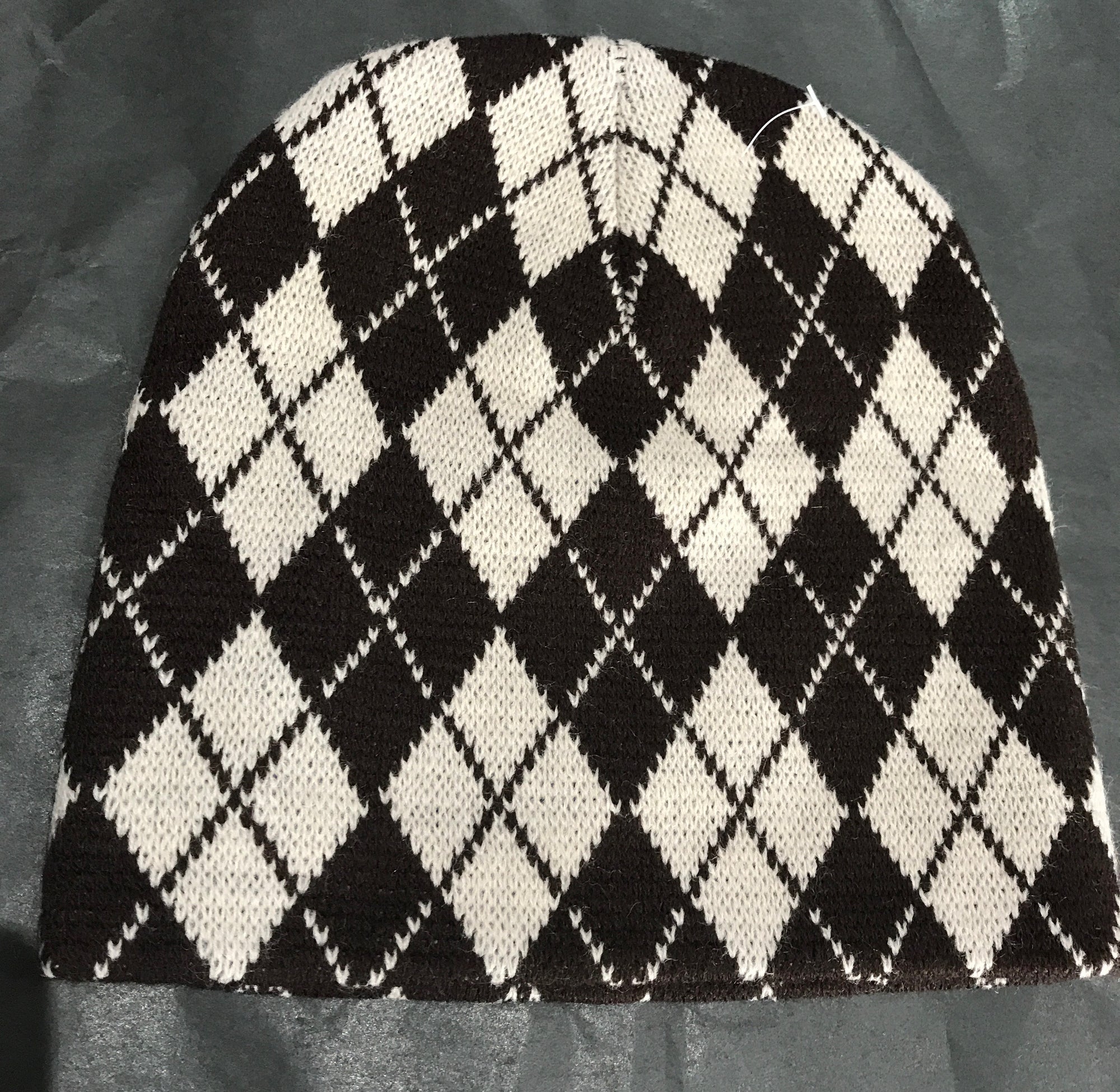 Beanie • Argyle Pattern Knit