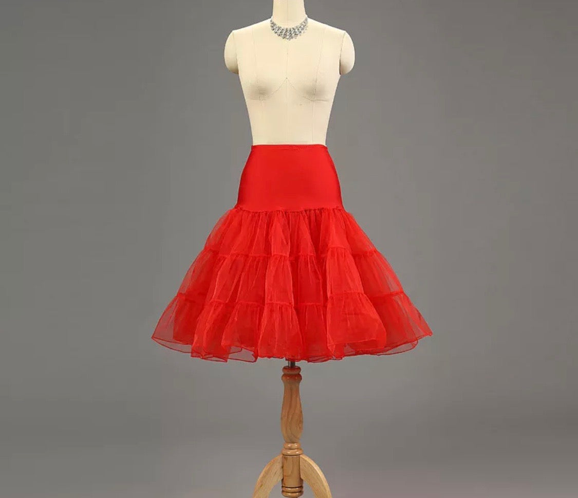 Womens Petticoat • Retro 50s Rockabilly style