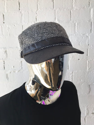 Womens Cap • Tweed 60s style Cap