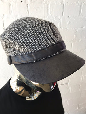 Womens Cap • Tweed 60s style Cap