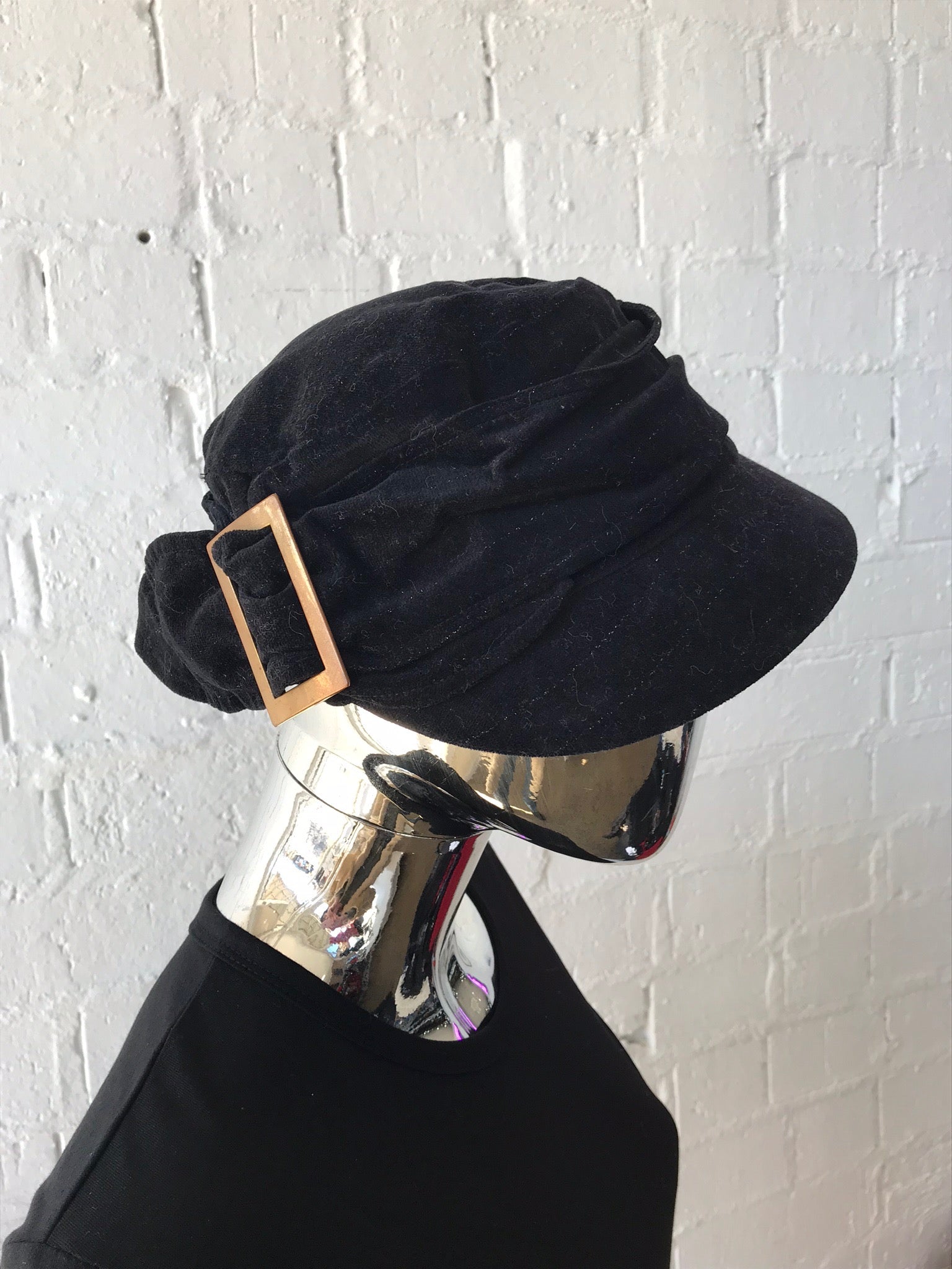 Womens Cap • Felt Cap with Buckle