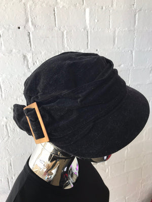 Womens Cap • Felt Cap with Buckle