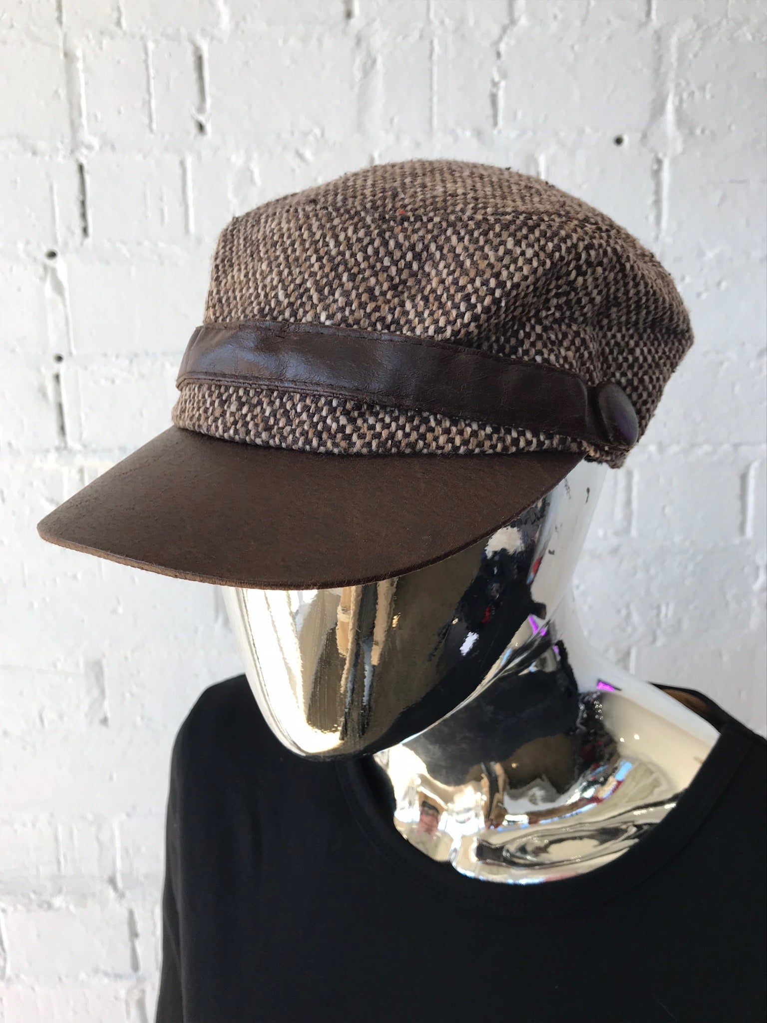 Womens Cap • Tweed 60s style Cap