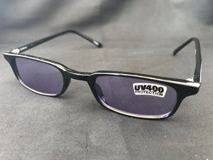 Sunglasses •  Black Frame with Coloured Lens