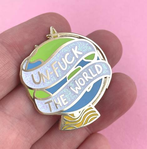 Jubly Umph Lapel Pin • Un-F*ck The World