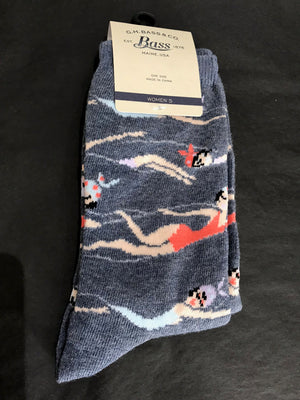 Womens Socks • Swimming Ladies • Small