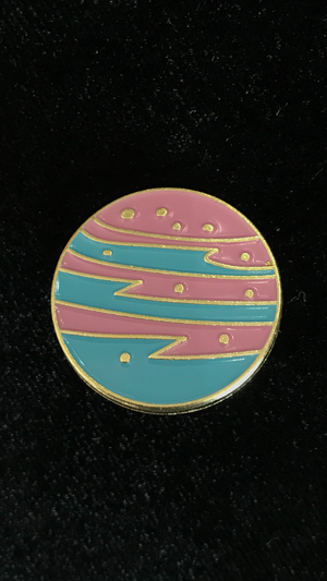 Lapel Pin 6 Piece Set • Retro Space Odyssey • By Alt finery