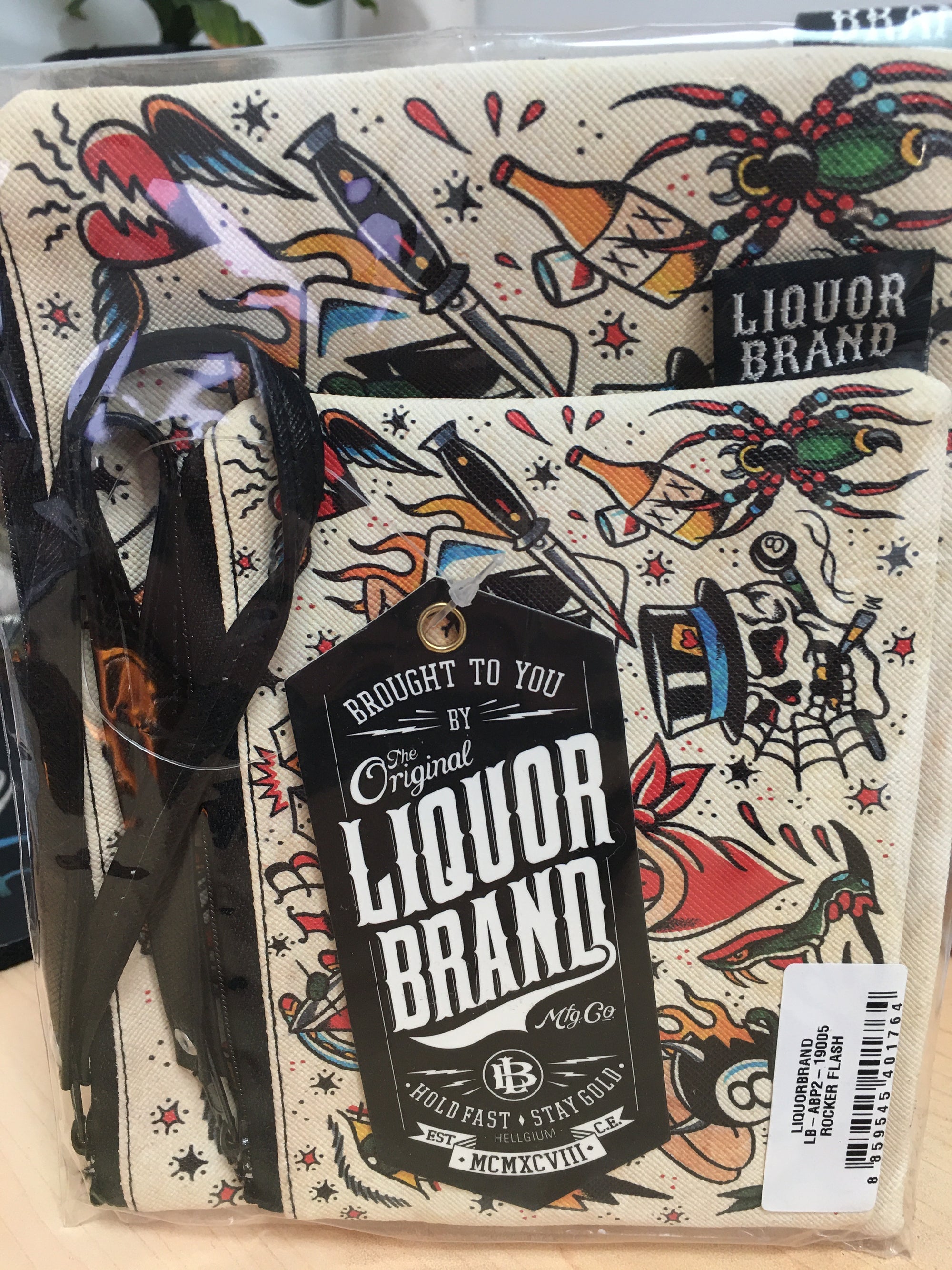 Liquorbrand Makeup and Coin Purse Rocker Flash