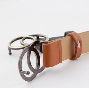 Womens Double Circle Belt