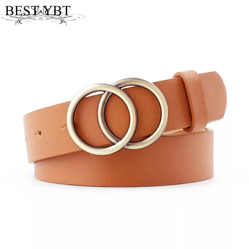 Womens Double Circle Belt