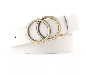 Womens Double Circle Belt