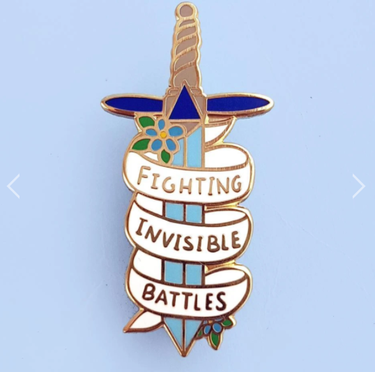 Jubly Umph Lapel Pin • Fighting Invisible Battles