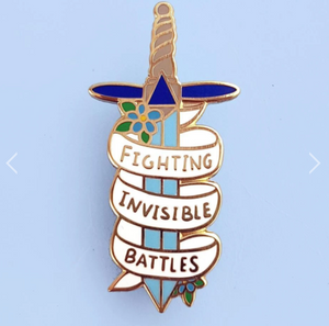 Jubly Umph Lapel Pin • Fighting Invisible Battles