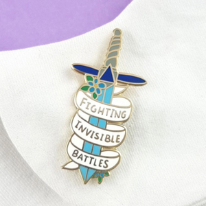 Jubly Umph Lapel Pin • Fighting Invisible Battles