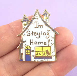 Jubly Umph Lapel Pin • I'm Staying Home