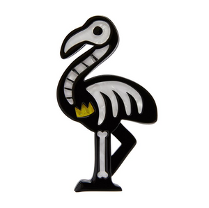 Erstwilder Brooch Franken Flamingo