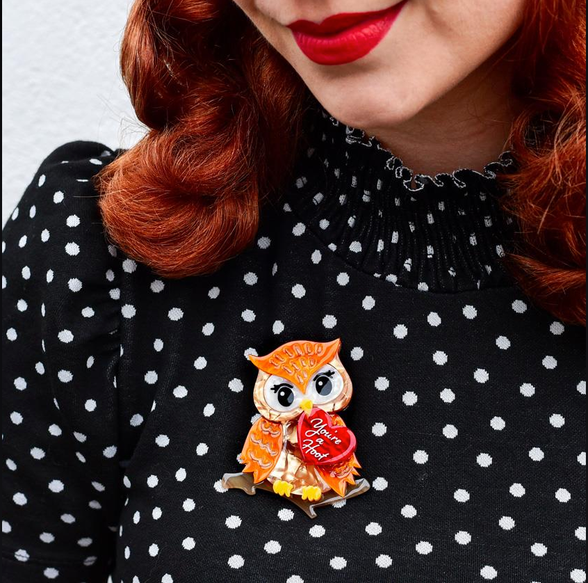 Erstwilder Brooch You're a Hoot