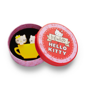 Erstwilder Brooch Hello Kitty & Mimmy