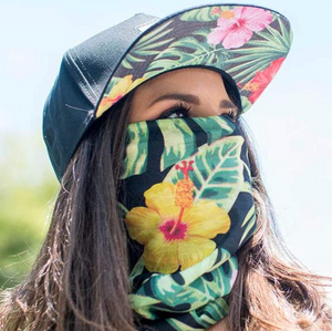 Face Shield / Tubular Bandana • Hawaiian Floral