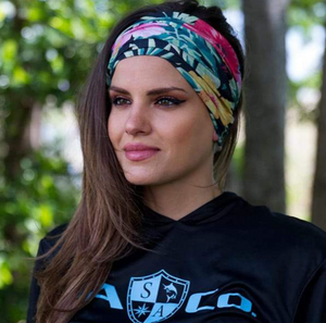 Face Shield Bandana • Hawaiian Floral