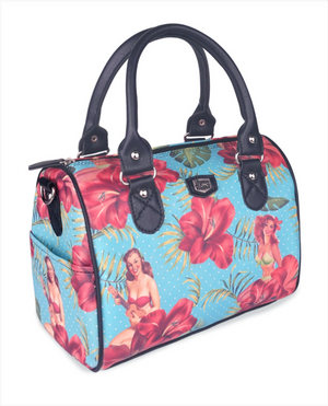 Liquorbrand HULA GIRL Shoulder Bag • BLUE