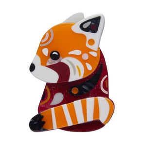 Erstwilder Brooch RAKISH RED PANDA