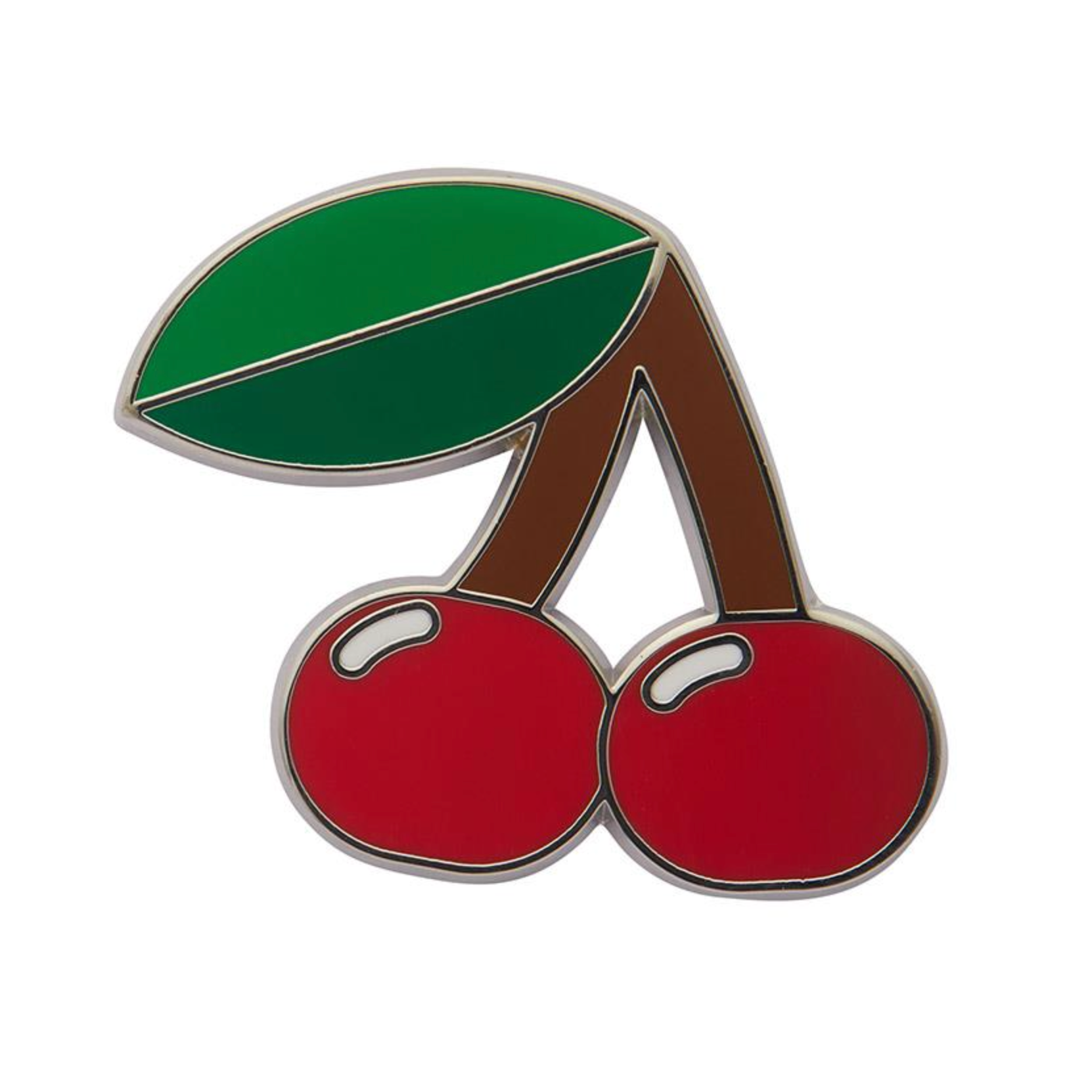 Erstwilder Fruit Salad Cherries Enamel Pin