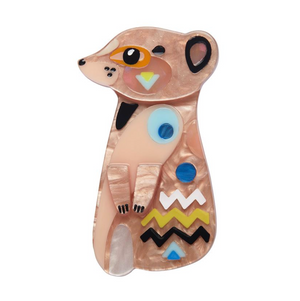 Erstwilder Brooch MASTERFUL MEERKAT